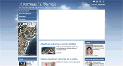 Desktop Screenshot of apartmaniliburnija.hr